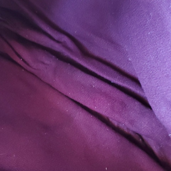 Etienne Aigner VINTAGE brown (plum) leather bag 10 X 7 x 3.5 crossbody - Picture 10 of 11